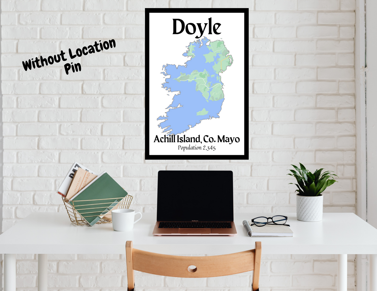 Family Town Ireland Wall Print