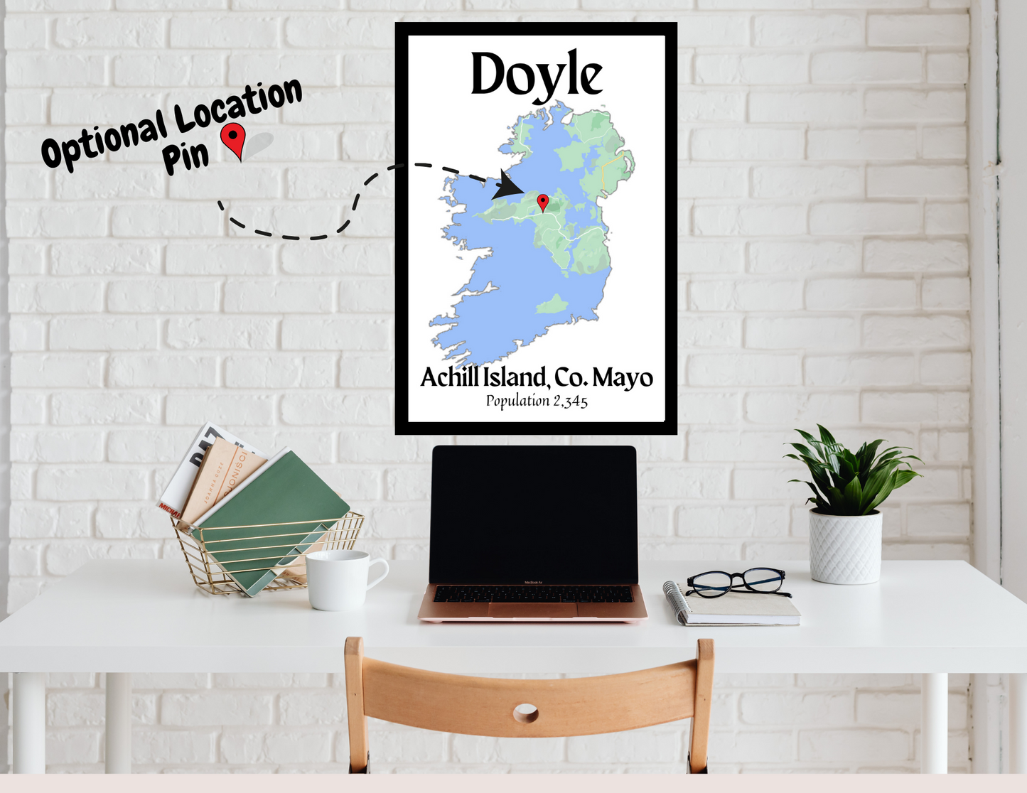 Family Town Ireland Wall Print