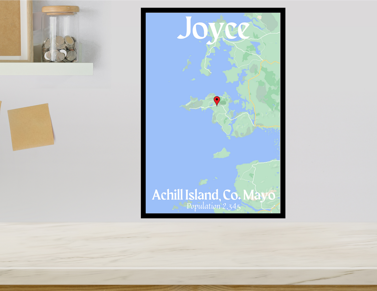 Family Town Wall Print