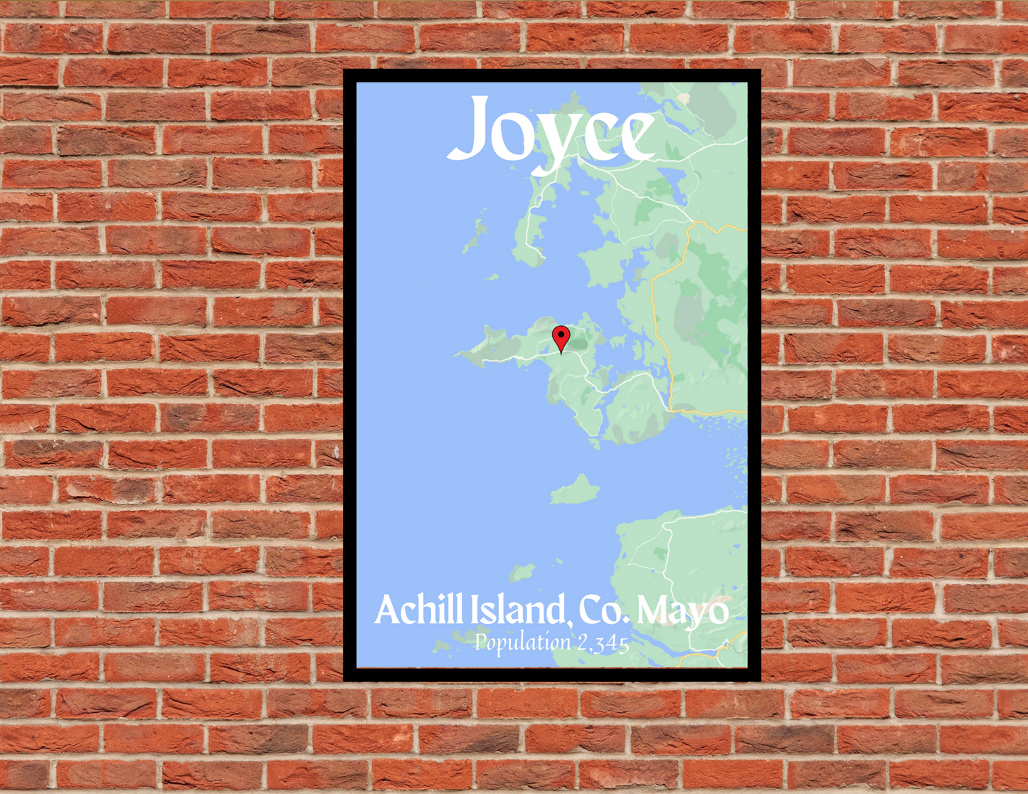 Family Town Wall Print