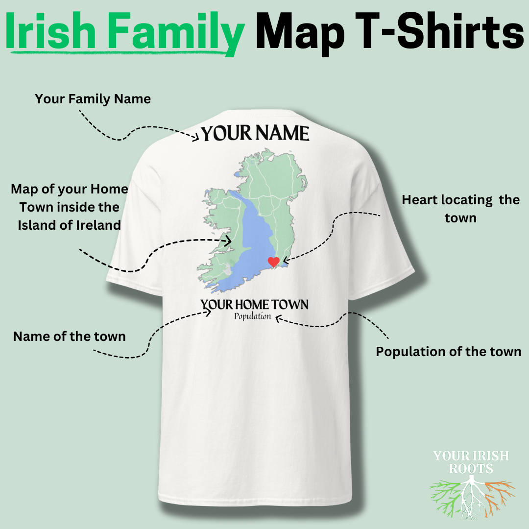 Custom  Home Town Map Tee
