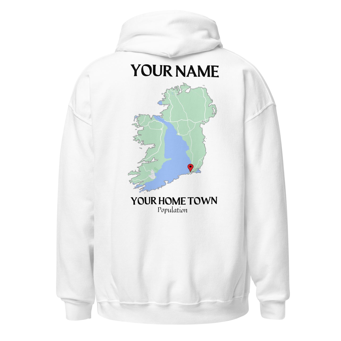 Custom Map Hoodies
