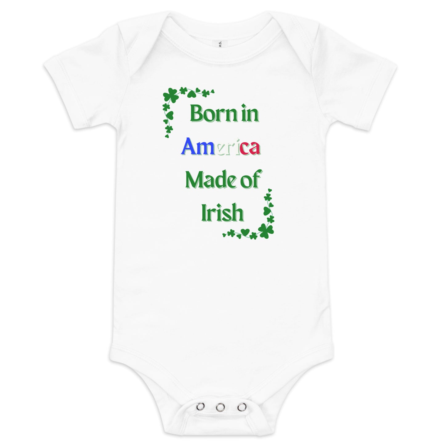 American Born, Irish Made Baby Vest