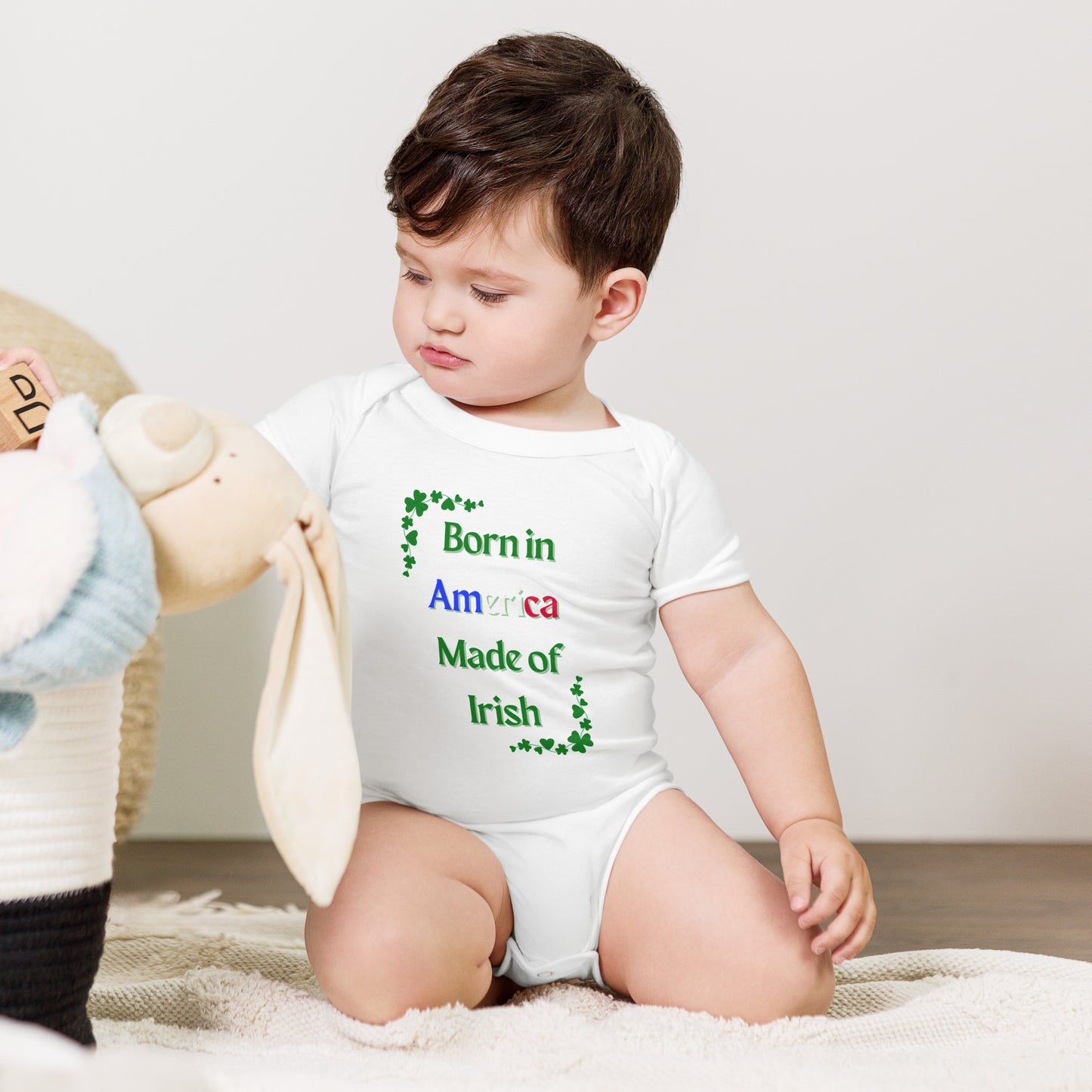 American Born, Irish Made Baby Vest