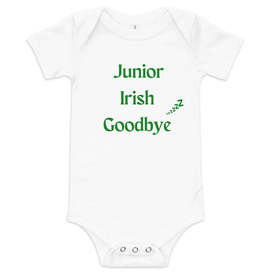 Sleepy Irish Goodbye Baby Vest