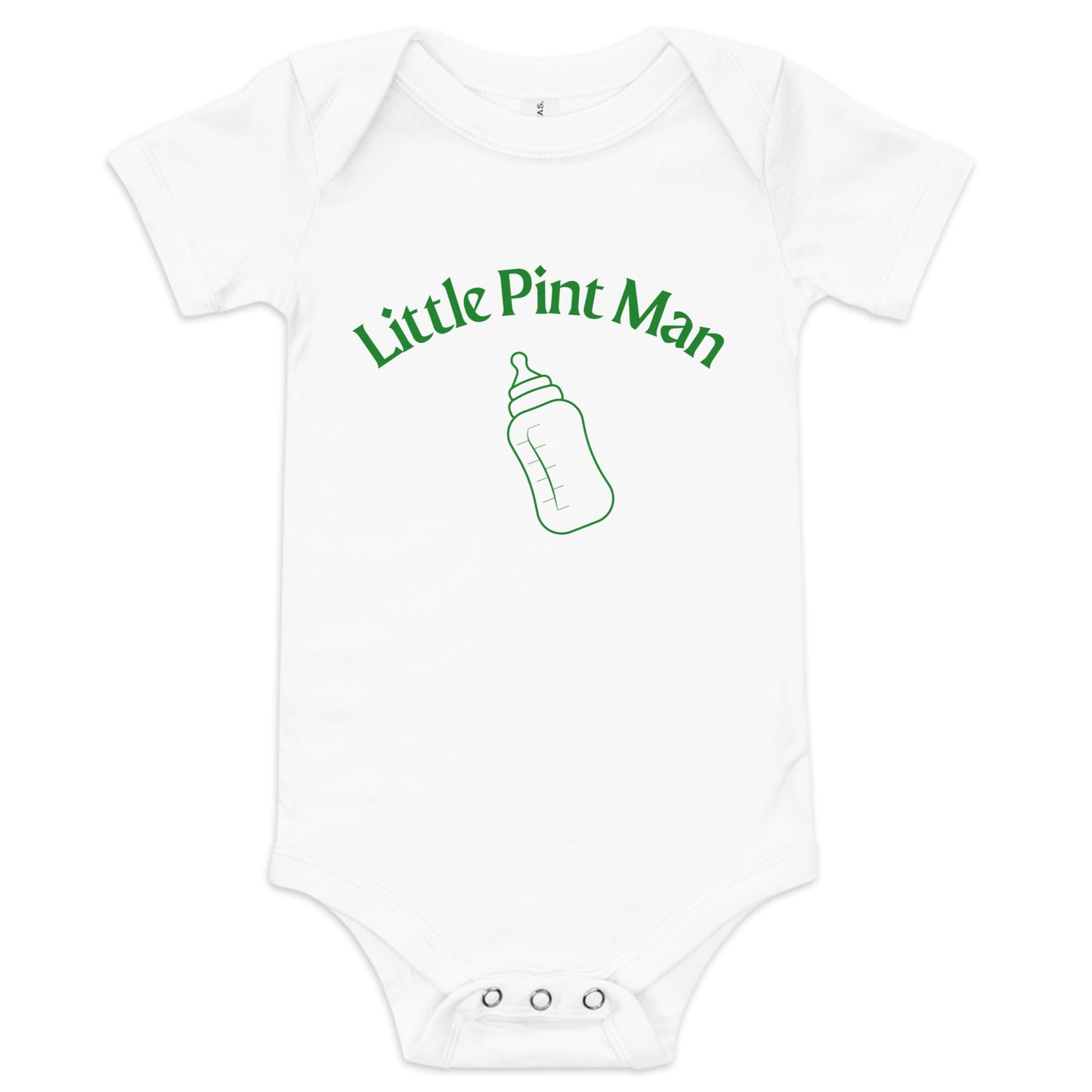 Little Pint Man Baby Vest