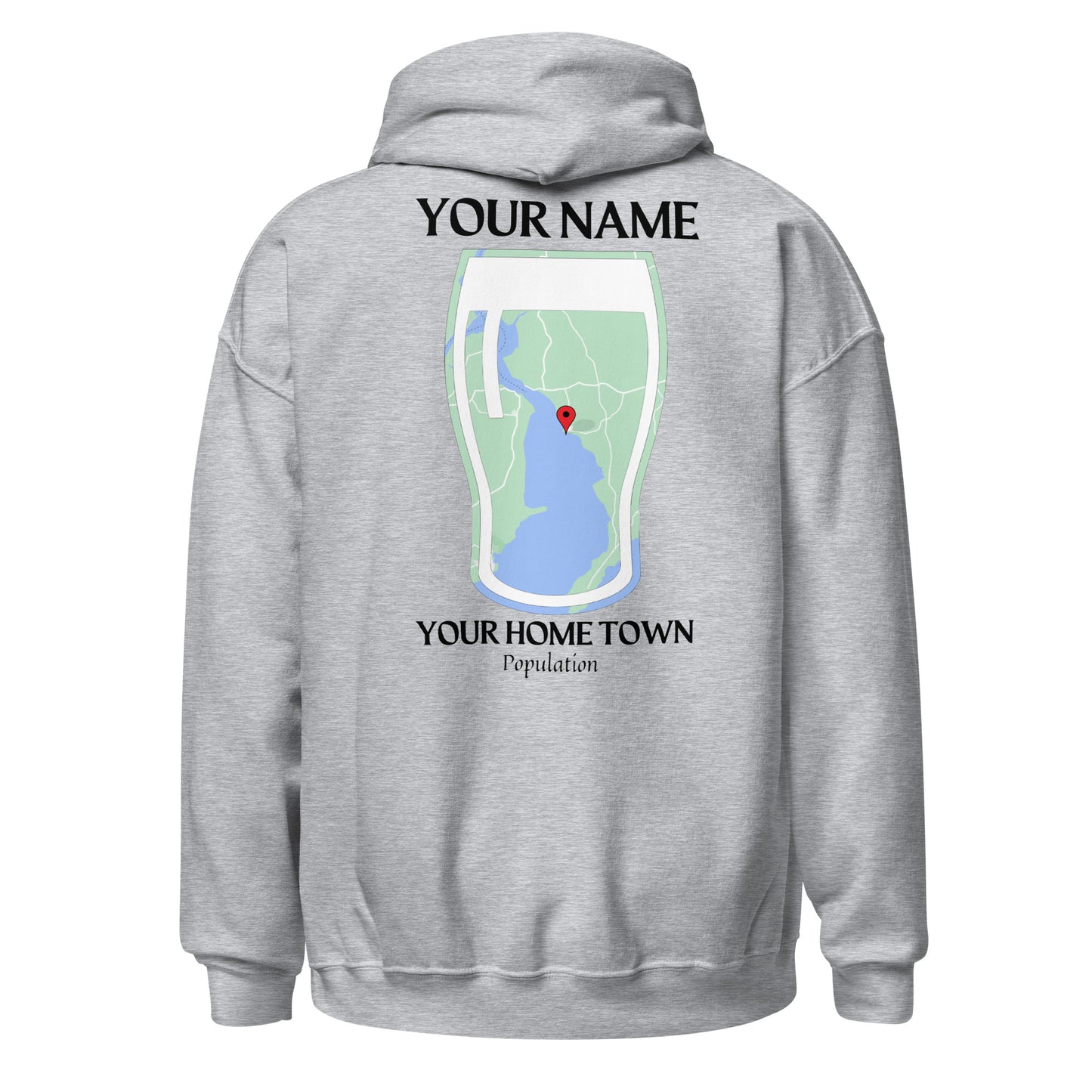 Custom Map Hoodies