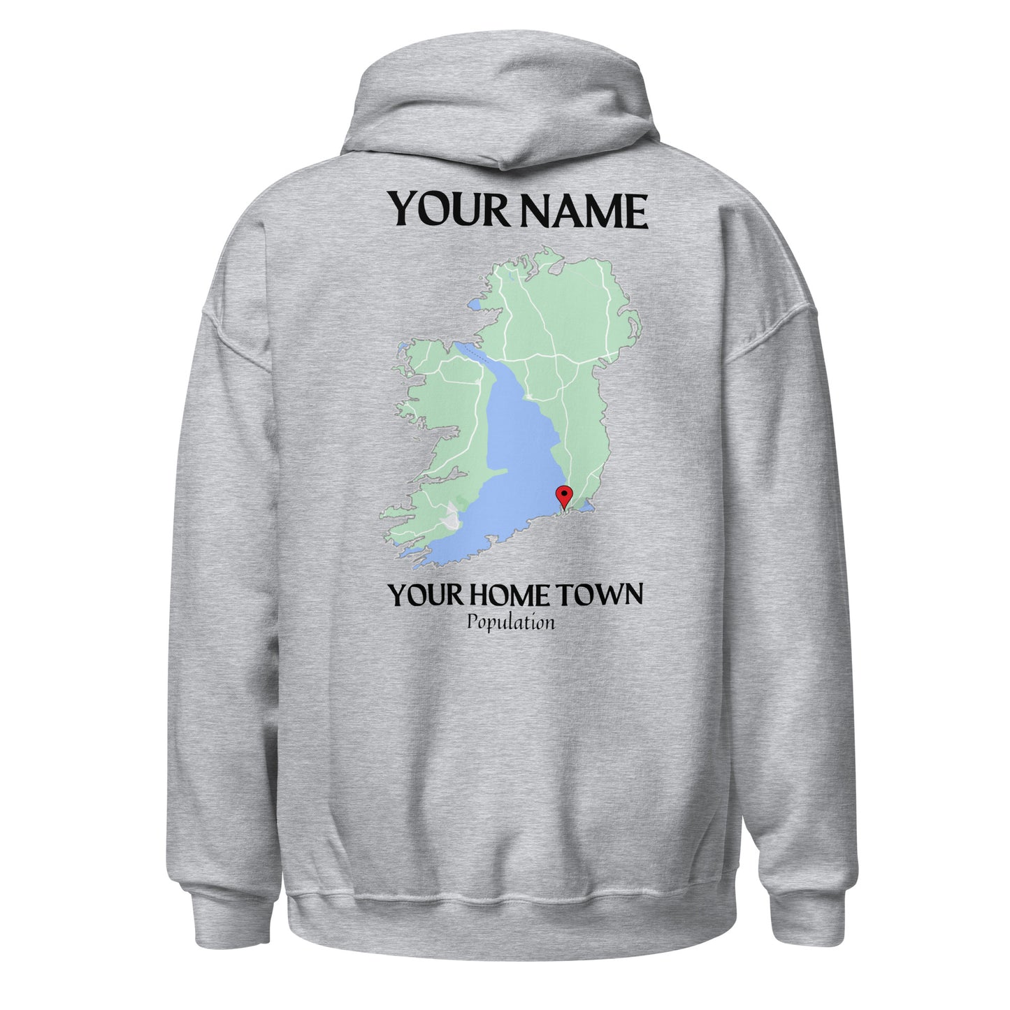 Custom Map Hoodies