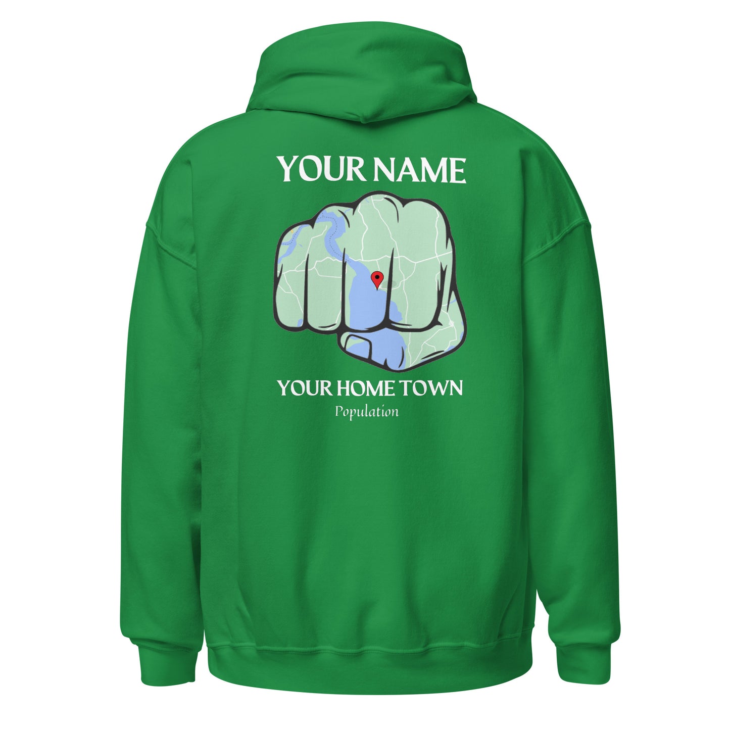 Custom Map Hoodies