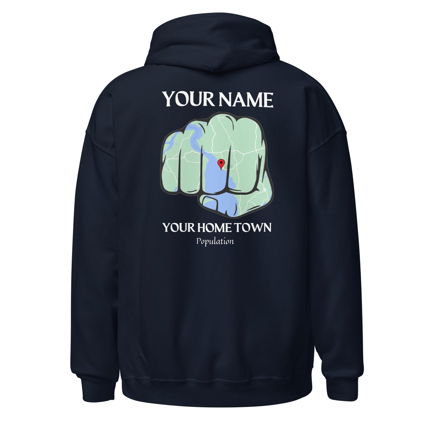 Custom Map Hoodies