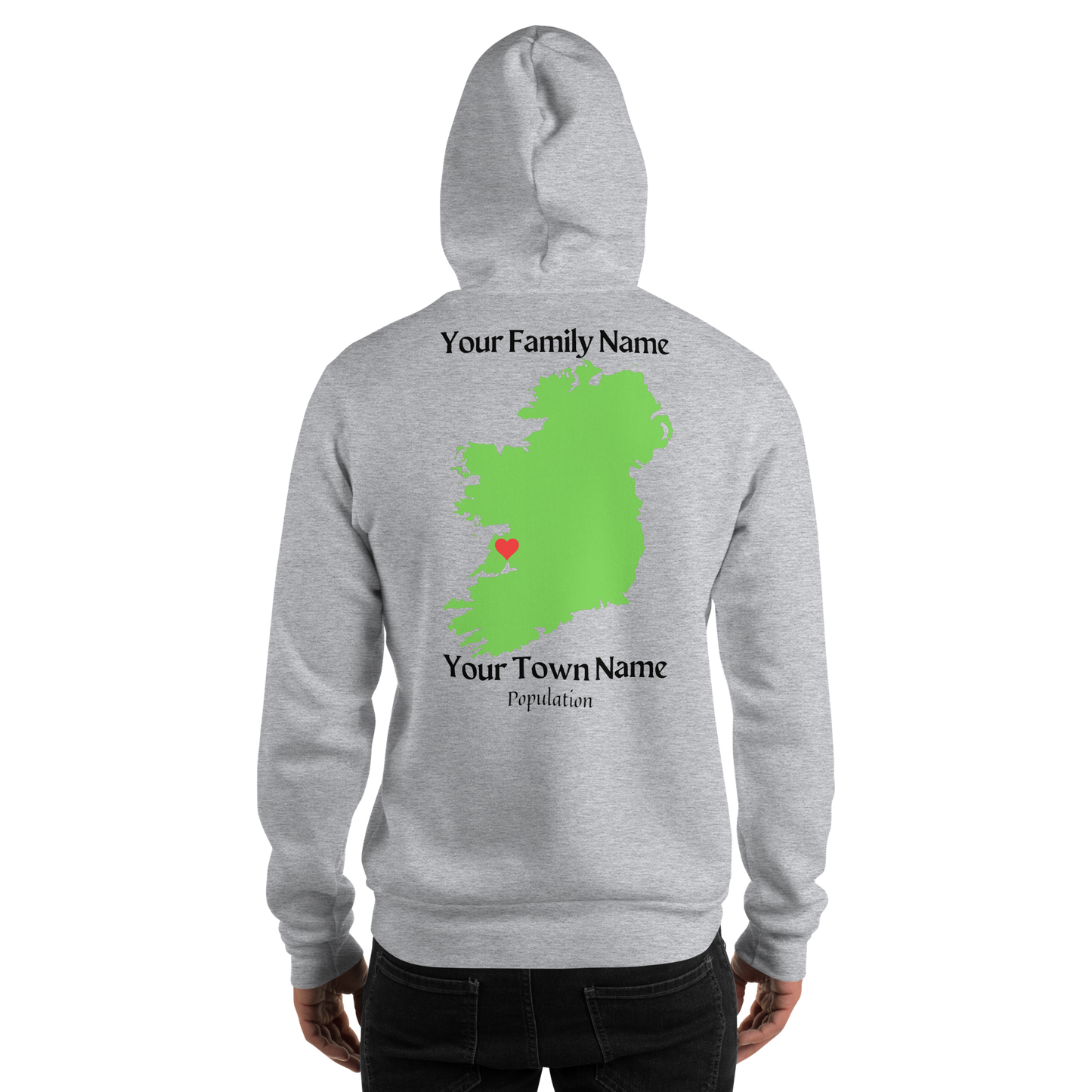 Custom Ireland Hoodie