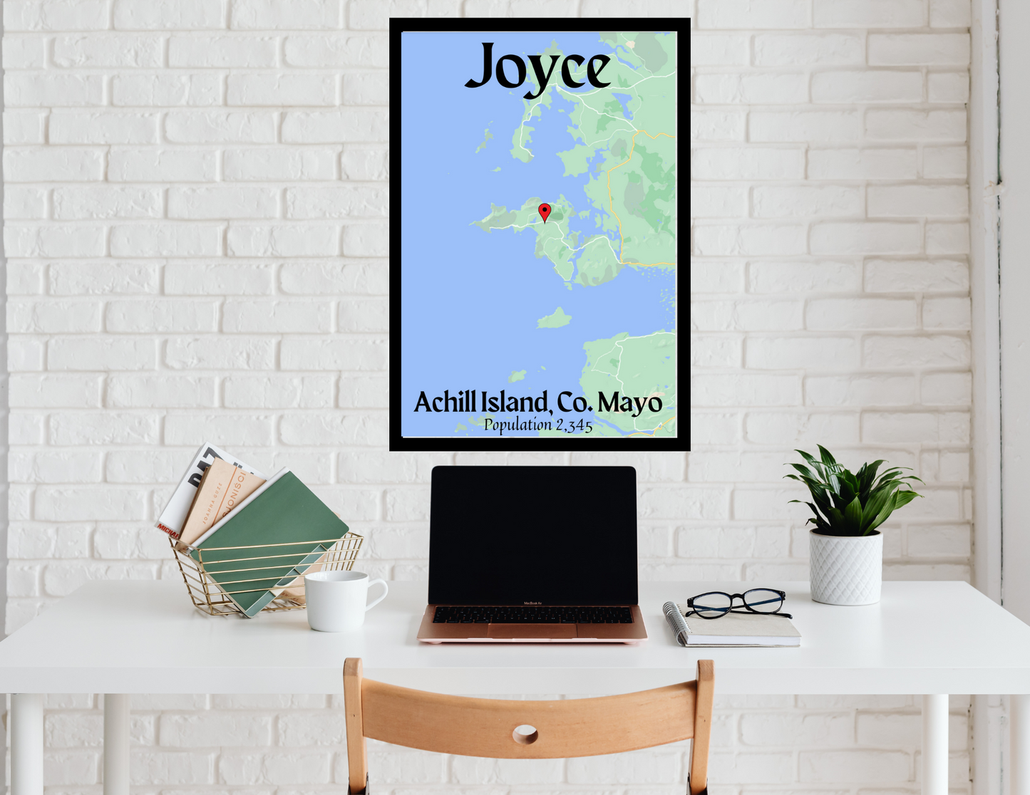 Family Town Wall Print