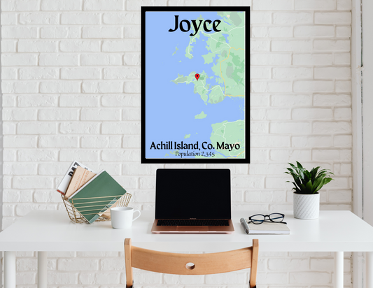 Family Town Wall Print